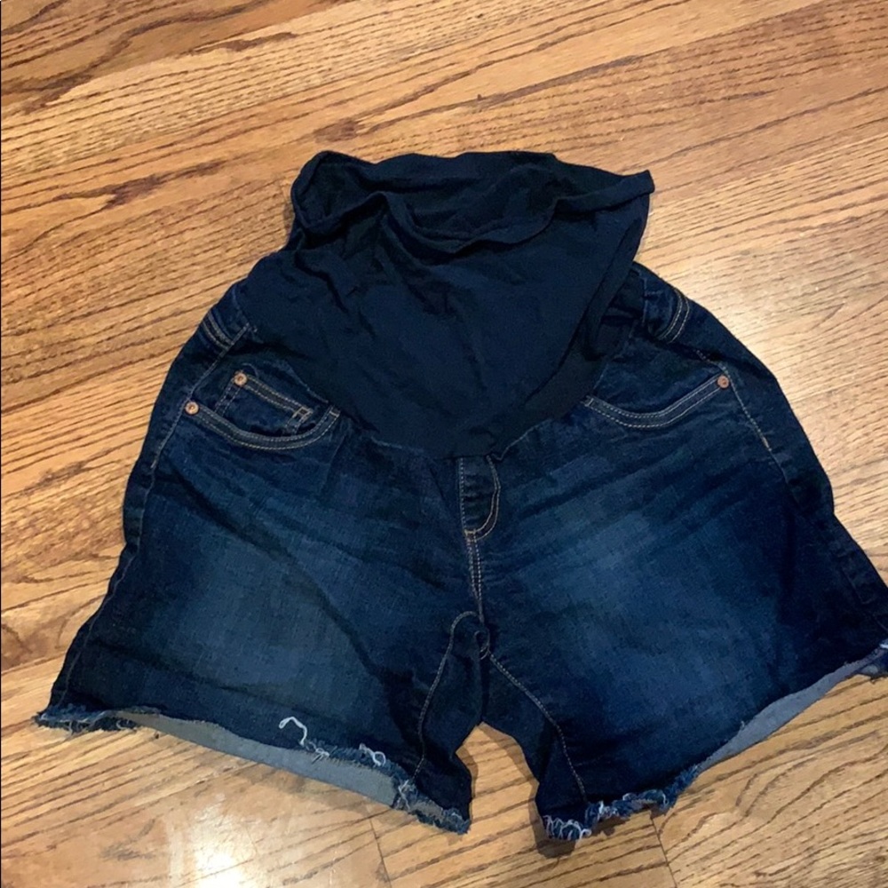 Denim Maternity shorts